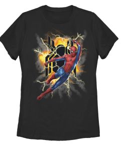 Women’s Marvel Spider-Man Far From Home Lightning Strike T-Shirt