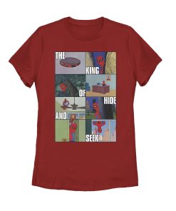 Women’s Marvel Spider-Man Hide & Seek King T-Shirt