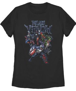 Women’s Marvel We Are Venom Character Menagerie T-Shirt