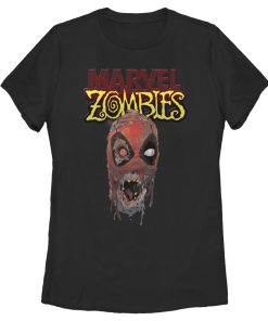 Women’s Marvel Zombies Deadpool Face T-Shirt