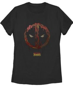 Women’s Marvel Zombies Deadpool Mask T-Shirt