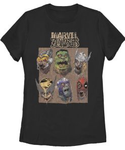 Women’s Marvel Zombies Happy Faces T-Shirt