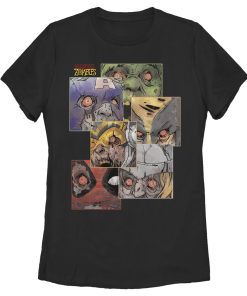 Women’s Marvel Zombies Hero Squares T-Shirt