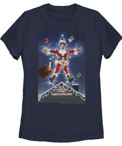 Women’s National Lampoon’s Christmas Vacation Electrified Poster T-Shirt