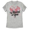 Women’s Peter Pan Valentine’s Day Captain Hook I’m Hooked on You T-Shirt