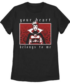 Women’s Snow White and the Seven Dwarfs Evil Queen Your Heart Belongs To Me Box T-Shirt