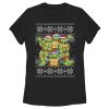 Women’s Teenage Mutant Ninja Turtles Ugly Christmas Sweater T-Shirt