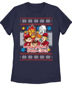 Women’s The Year Without a Santa Claus Christmas Sweater T-Shirt