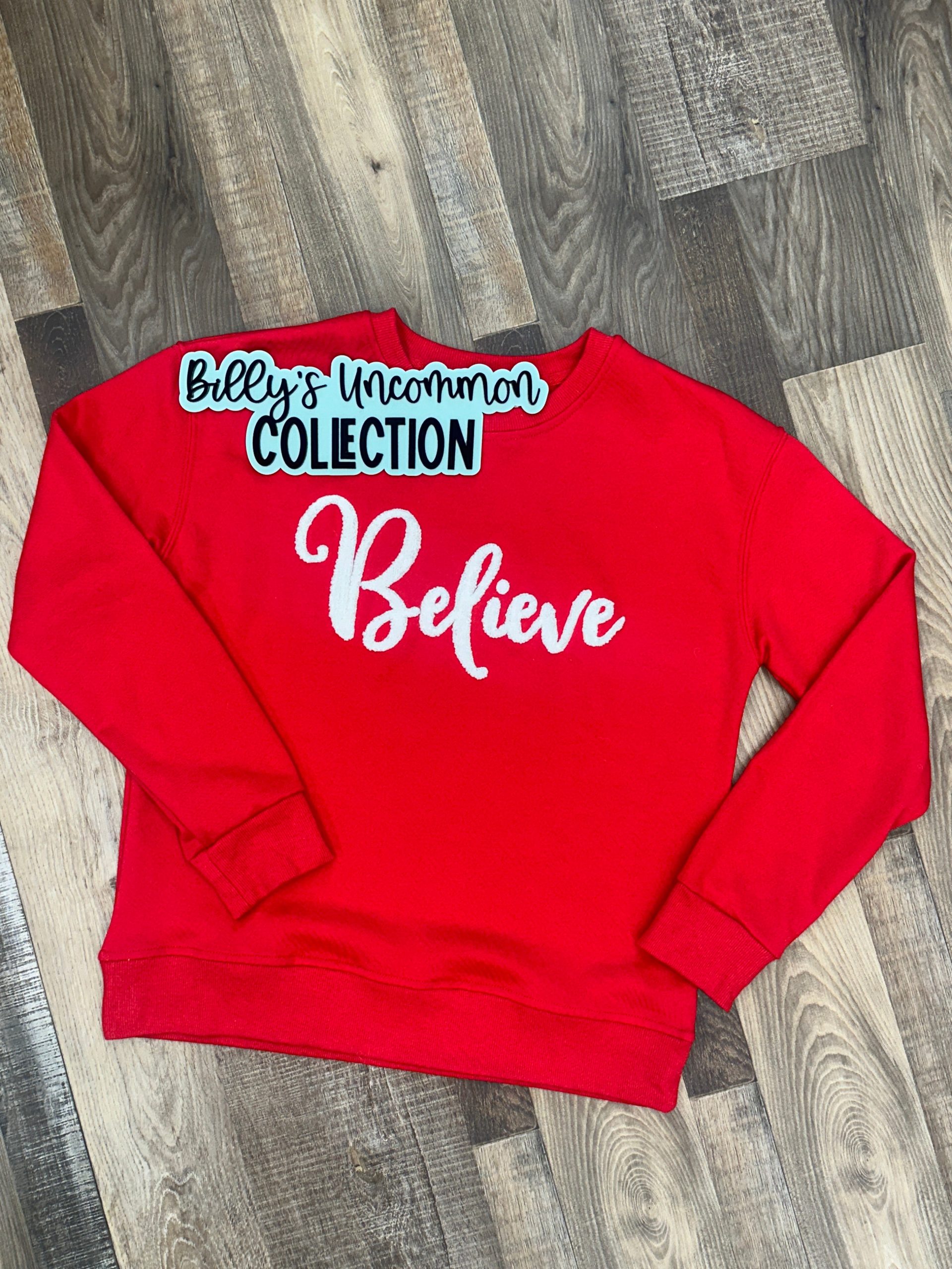 Believe Embroidered Sweatshirt Believe Embroidered Sweatshirt