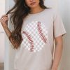 Checkered Baseball Graphic Tee