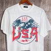 God Bless USA Graphic Crop Tee