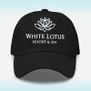 Embroidered White Lotus Resort & Spa Hat