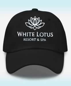 Embroidered White Lotus Resort & Spa Hat