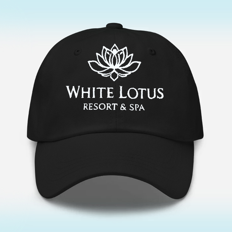 Embroidered White Lotus Resort & Spa Hat Embroidered White Lotus Resort & Spa Hat