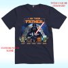 Personalized Father’s Day Shirt with Kids’s Names, Space Dad
