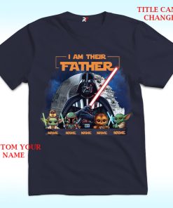 Personalized Father’s Day Shirt with Kids’s Names, Space Dad