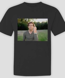 Pink Dexter Middle Finger Shirt