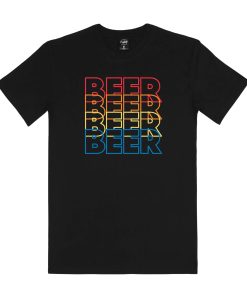 BBBEER Bright Men’s Black T-shirt