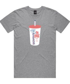 Longest Drink Cup Men’s Grey T-shirt