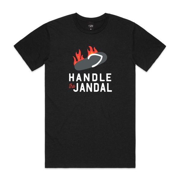 Men’s Handle the Jandal T-shirt Black Men’s Handle the Jandal T-shirt Black