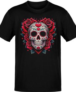 Calacas Corazon Muertos T-Shirt