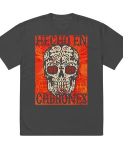 Hecho En Mexico Cabrones Sugar Skull Oversized faded ASCOLOUR T-shirt