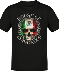 House Of Chingasos Calacas Cultura Old School T-shirt