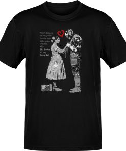 Luchador & Moms Stencil Graffiti T-Shirt