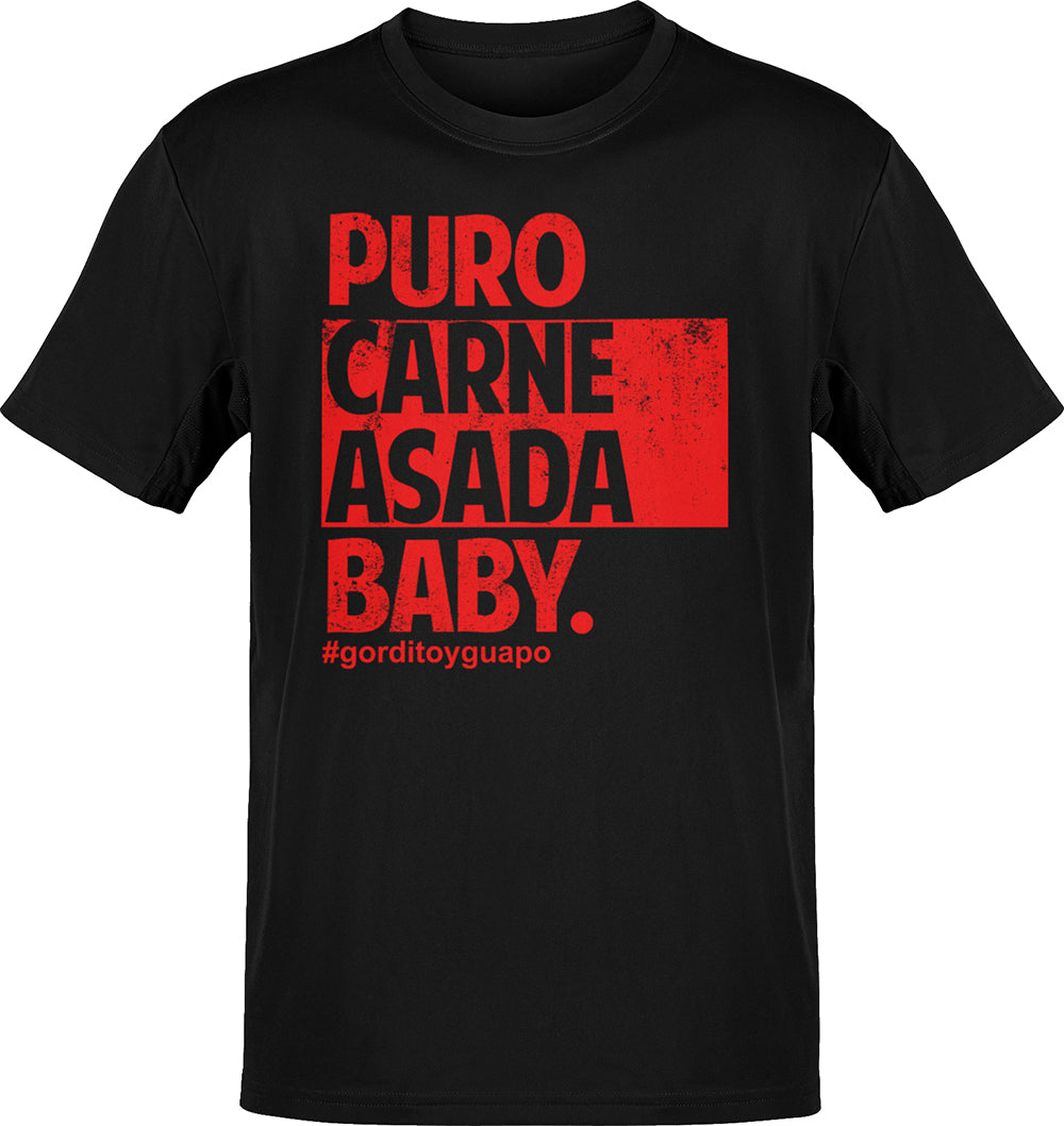 Old School Puro Carne Asada #gorditoyguapo T-Shirt Old School Puro Carne Asada #gorditoyguapo T-Shirt