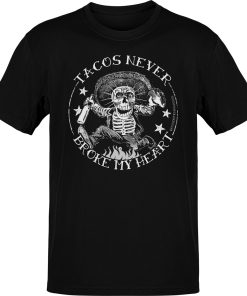 Old School Tacos Never Broke My Heart Vintage Tee