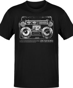 Premium Bella Canvas Boombox Never Forget T-shirt