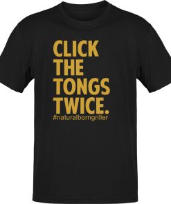 Premium Click The Tongs Twice GrillMaster T-shirt
