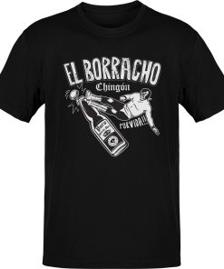 Premium El Borracho Chingon Old School Luchador Tee