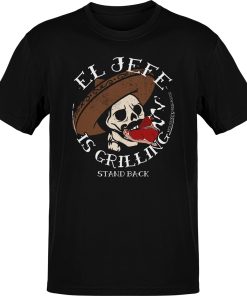 Premium El Jefe Is Grilling Old School  T-shirt