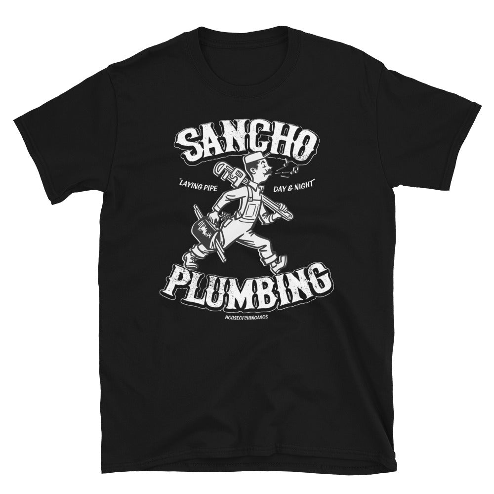 Sancho Plumbing Co. Vintage Greaser T-Shirt Sancho Plumbing Co. Vintage Greaser T-Shirt
