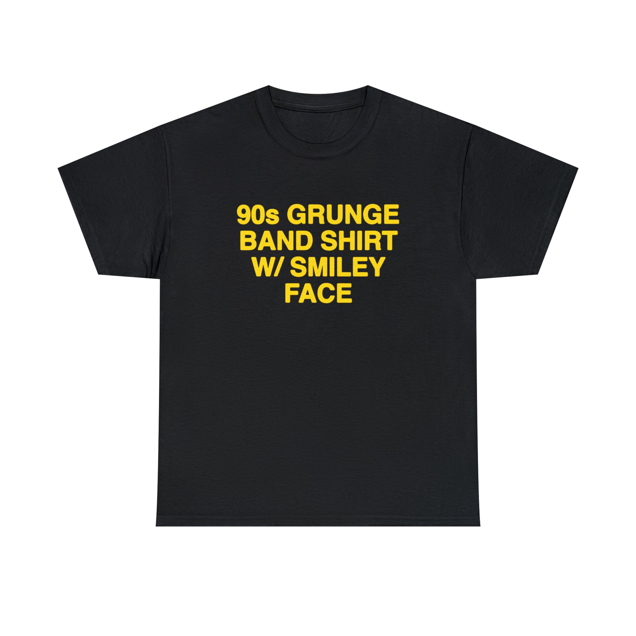 90s Grunge Band Shirt W Smiley Face 90s Grunge Band Shirt W Smiley Face